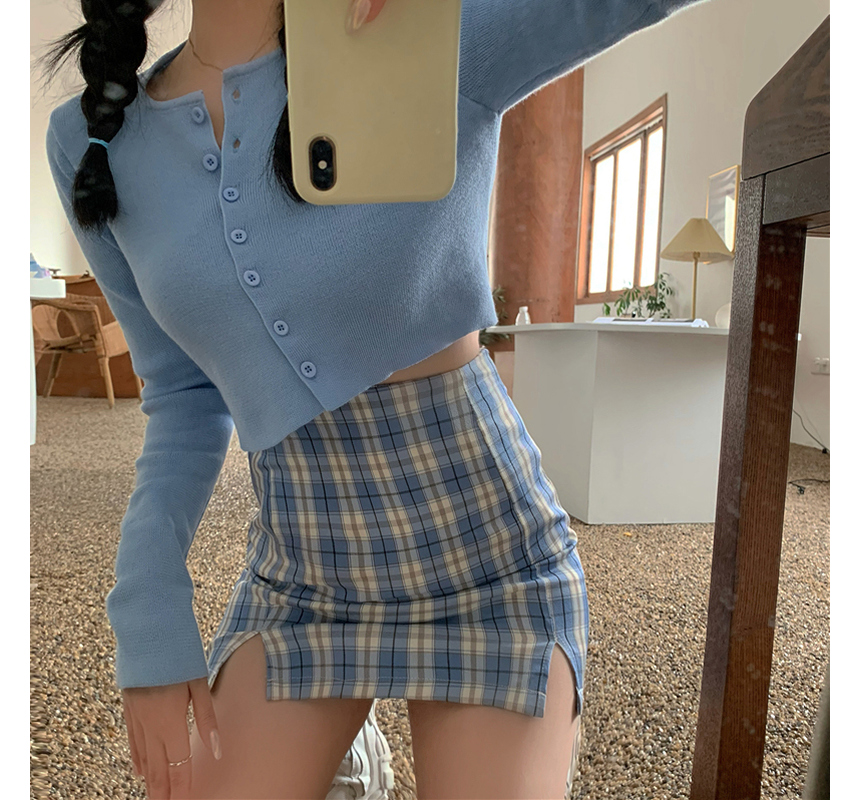 mini skirt model image-S1L93