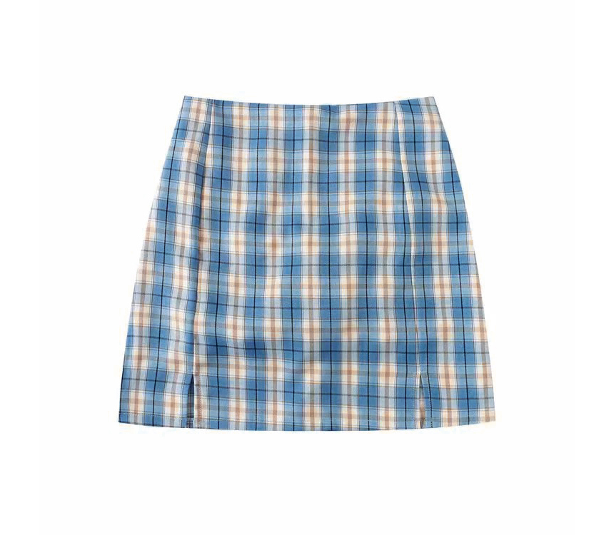 mini skirt color image-S1L103